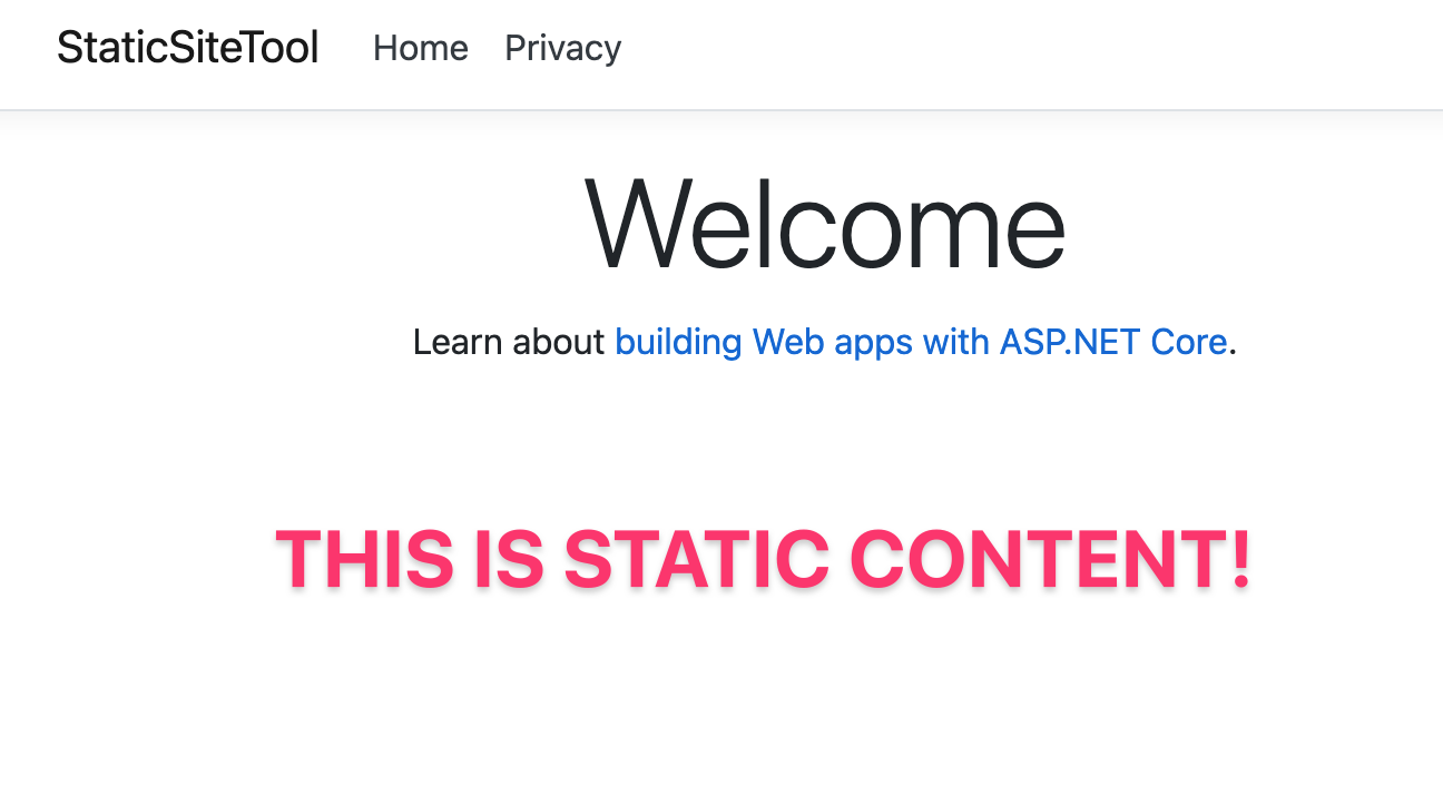 static file being served from ASP.NET Core