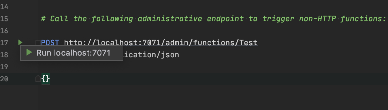 azure functions HTTP trigger