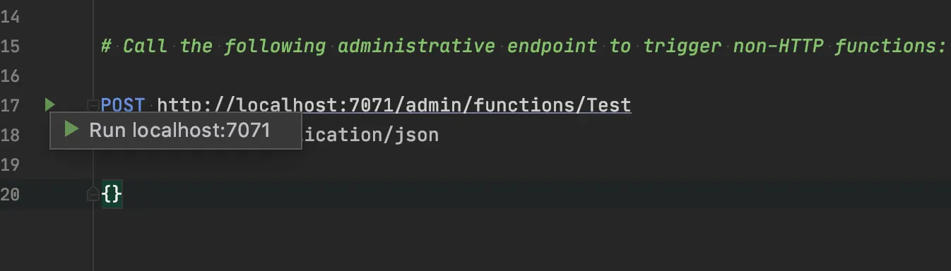 azure functions HTTP trigger