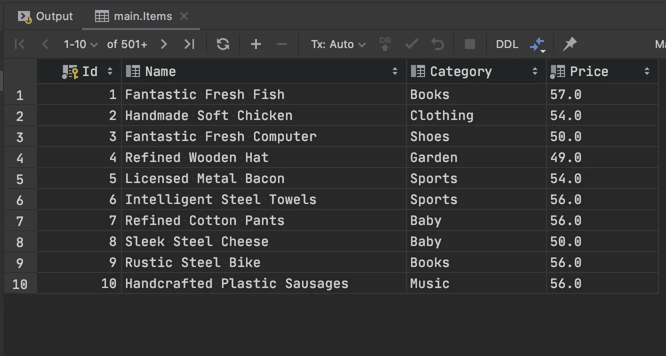 sqlite perf results