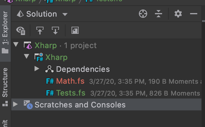 create tests.fs