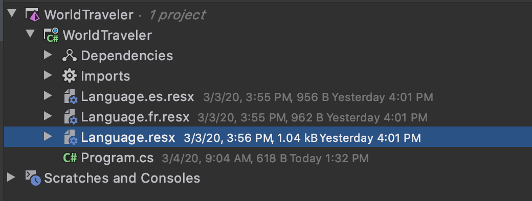 resx files