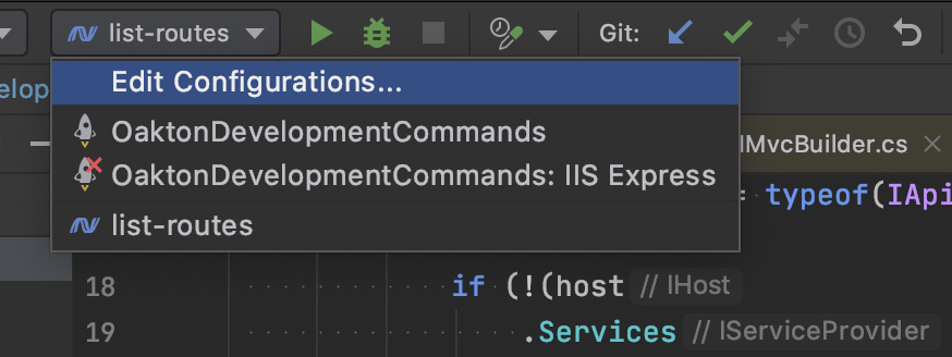 jetbrains rider edit configurations