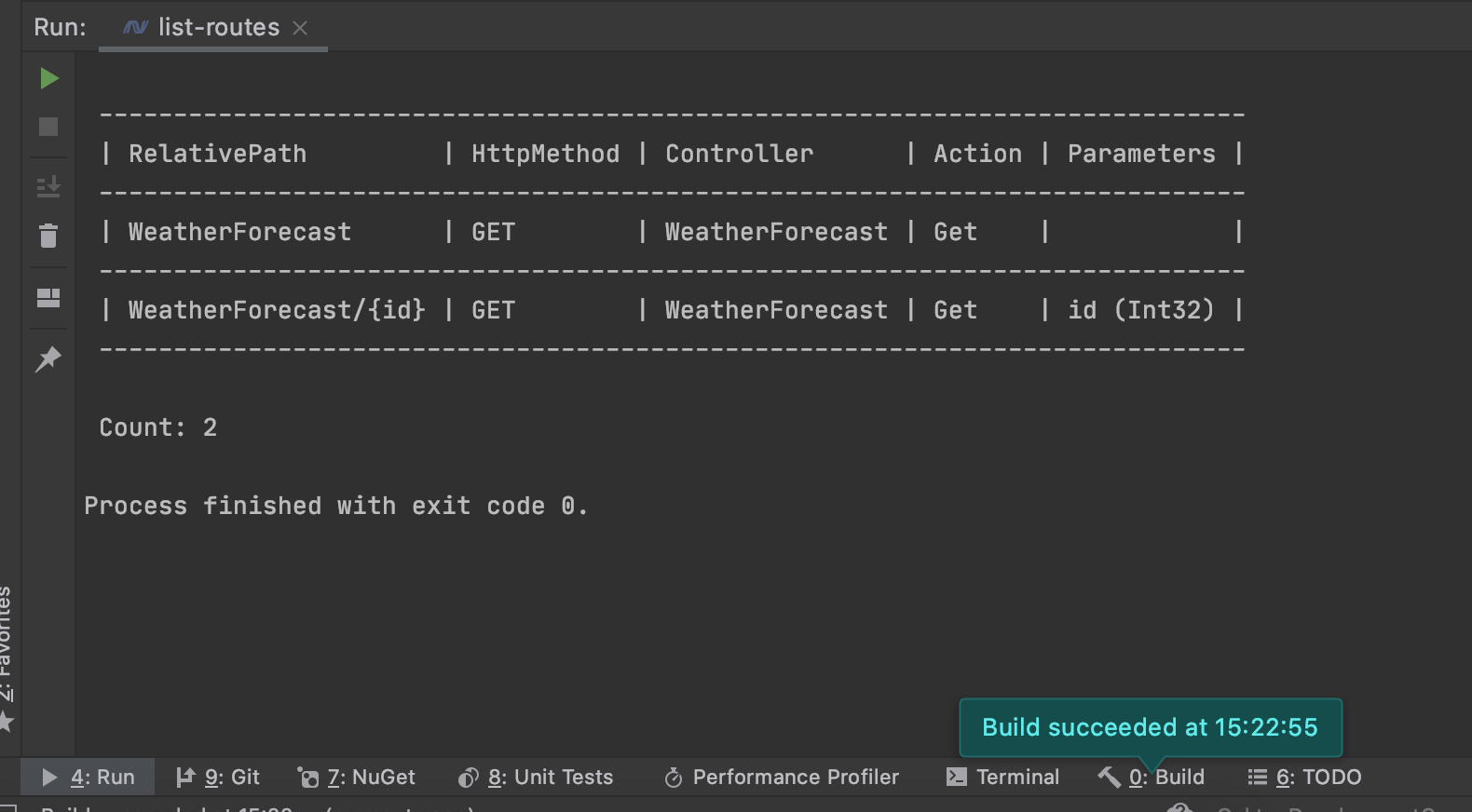 jetbrains rider build runner