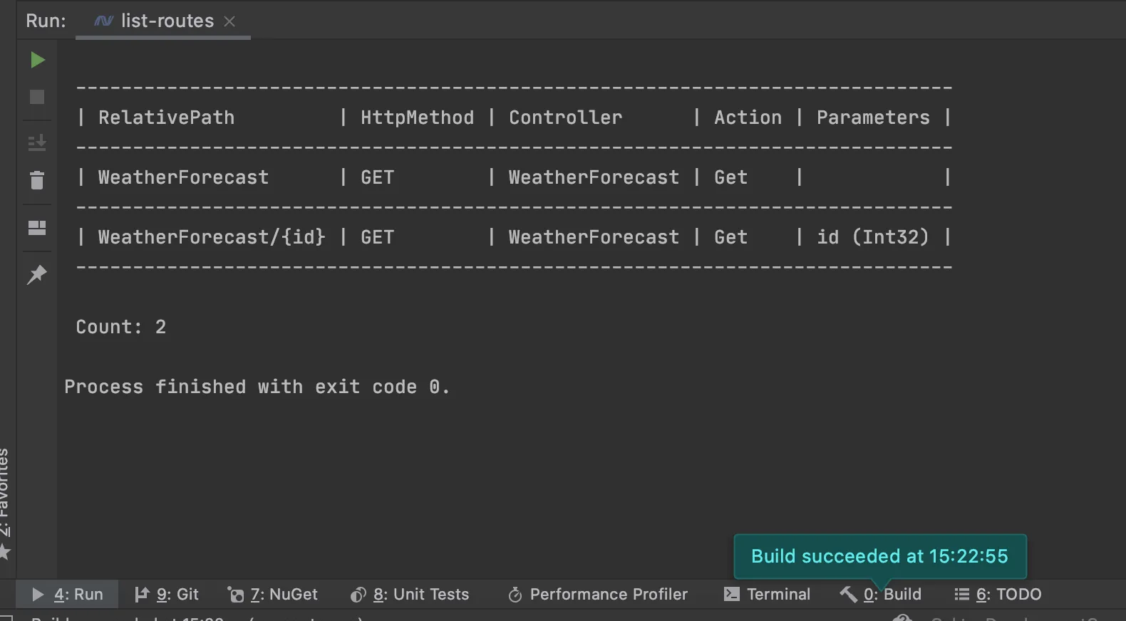 jetbrains rider build runner
