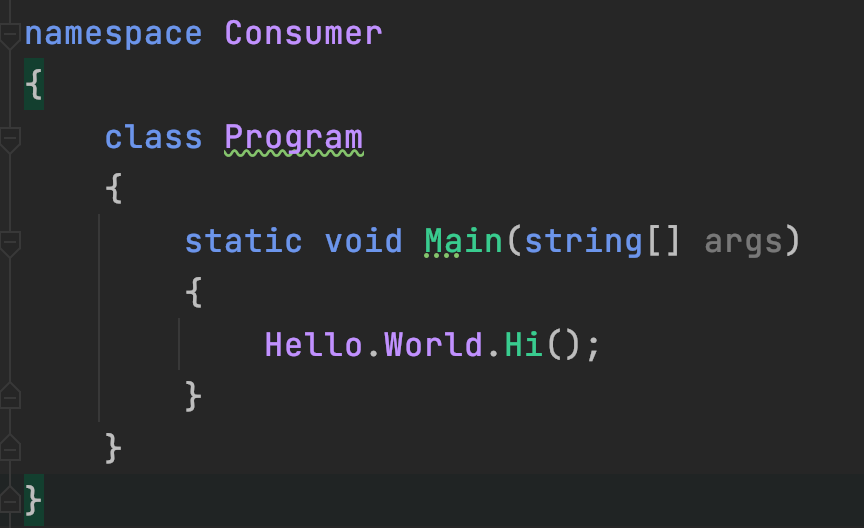 Code in Editor