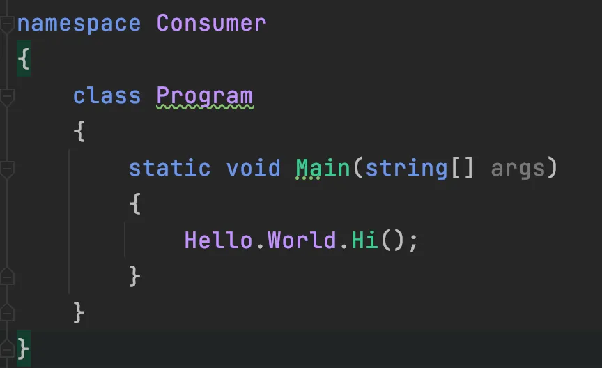 Code in Editor