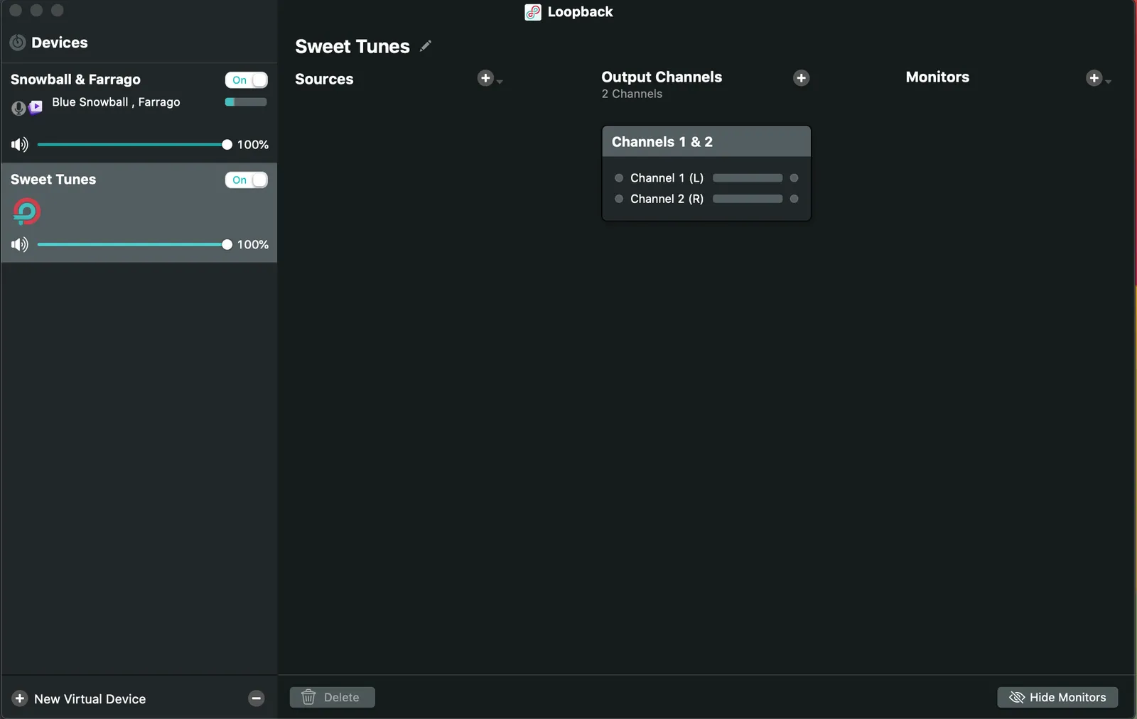empty loopback interface