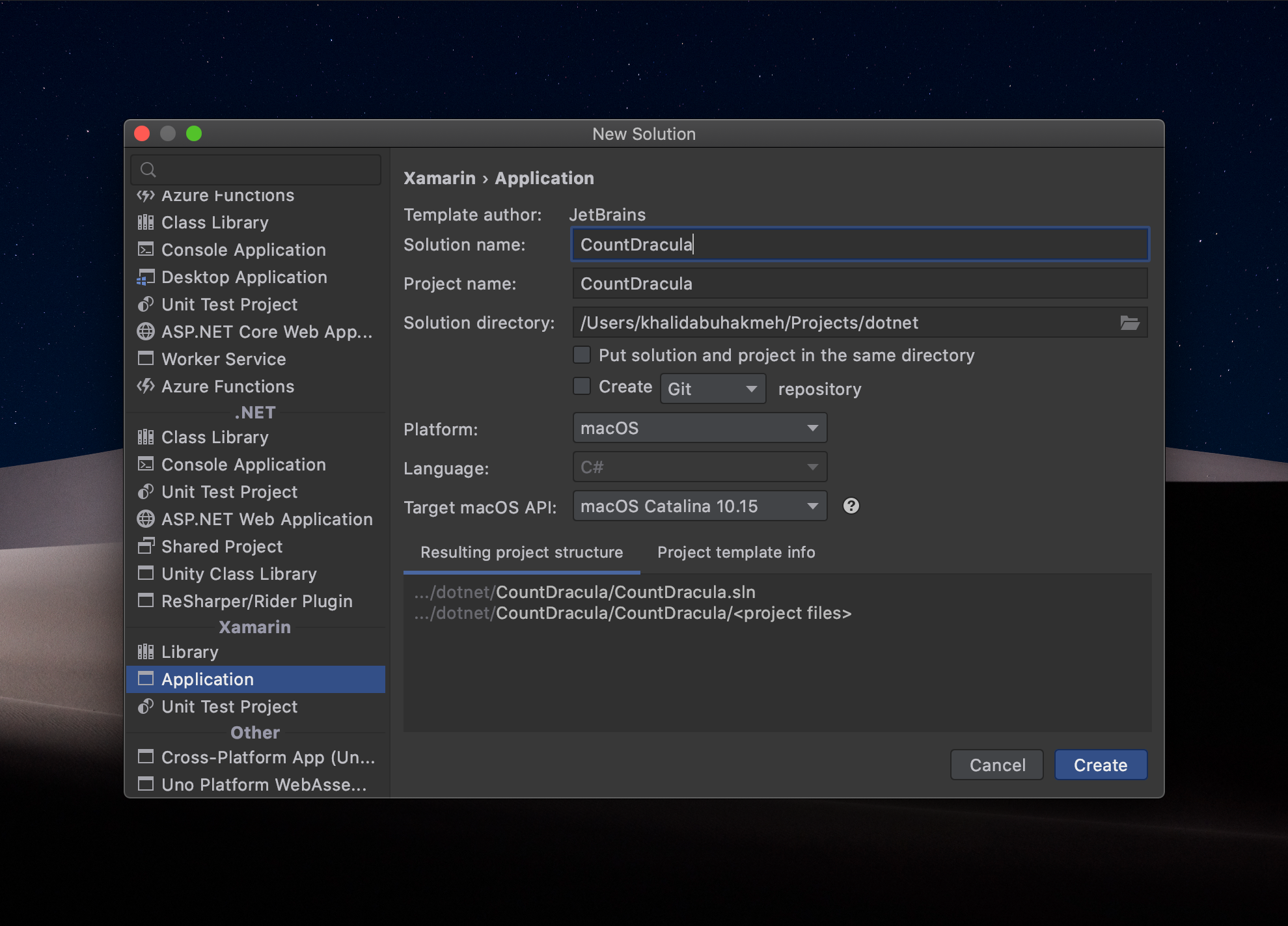 Rider New Project
